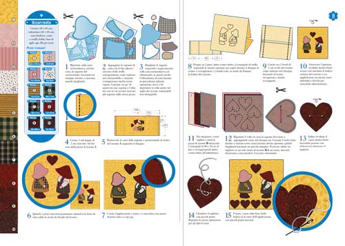 Cuscino naif - schema cucito creativo