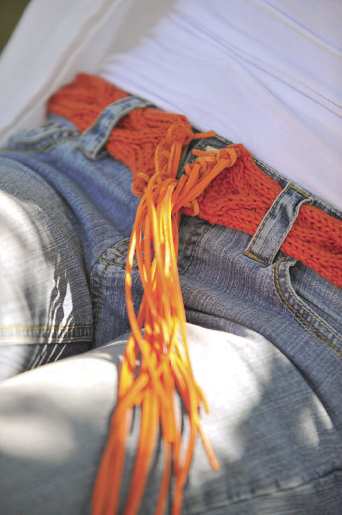 cintura hippy - schema maglia