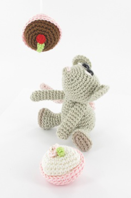 Pino, il topino pasticcino - schema uncinetto