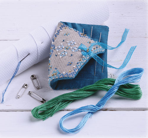 porta aghi - schema punto croce - schema cucito creativo