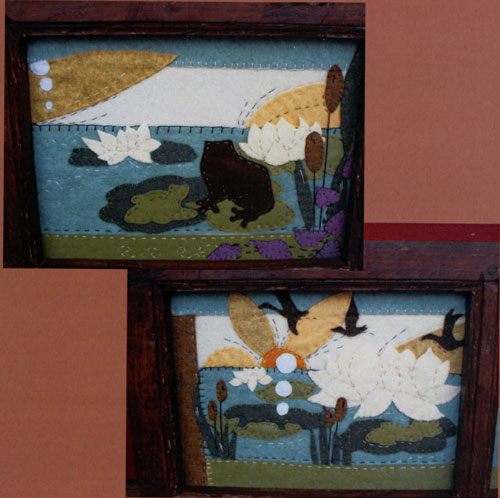 quadro lo stagno - schema cucito creativo