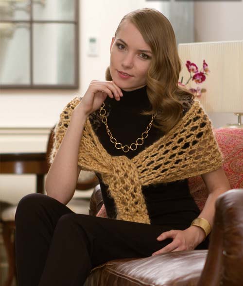 stola caramel - schema maglia