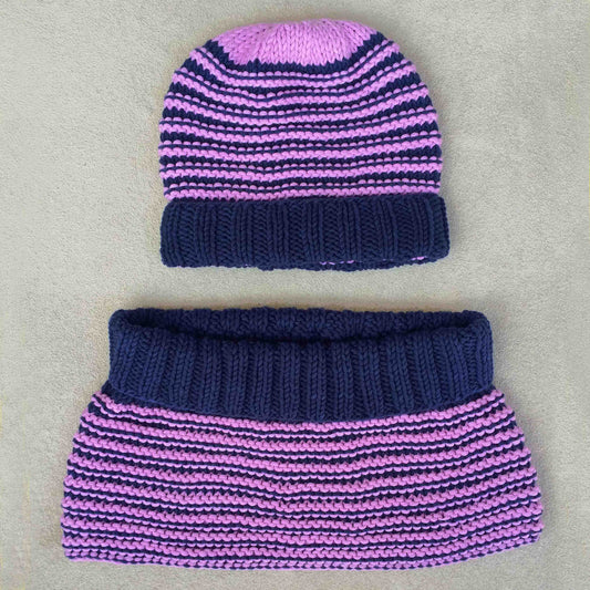 cappello e coprispalle bis - schema maglia