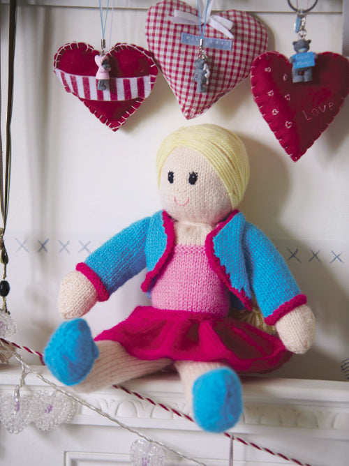 bambola di lana - schema maglia