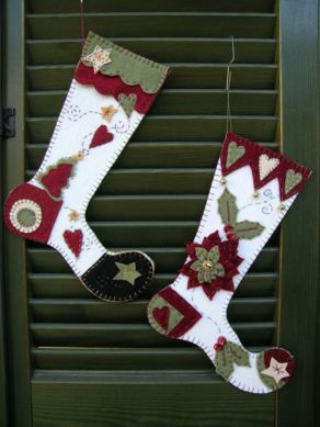 calza di Natale - schema cucito creativo