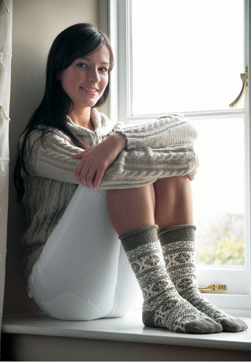 calze isole Shetland - schema maglia