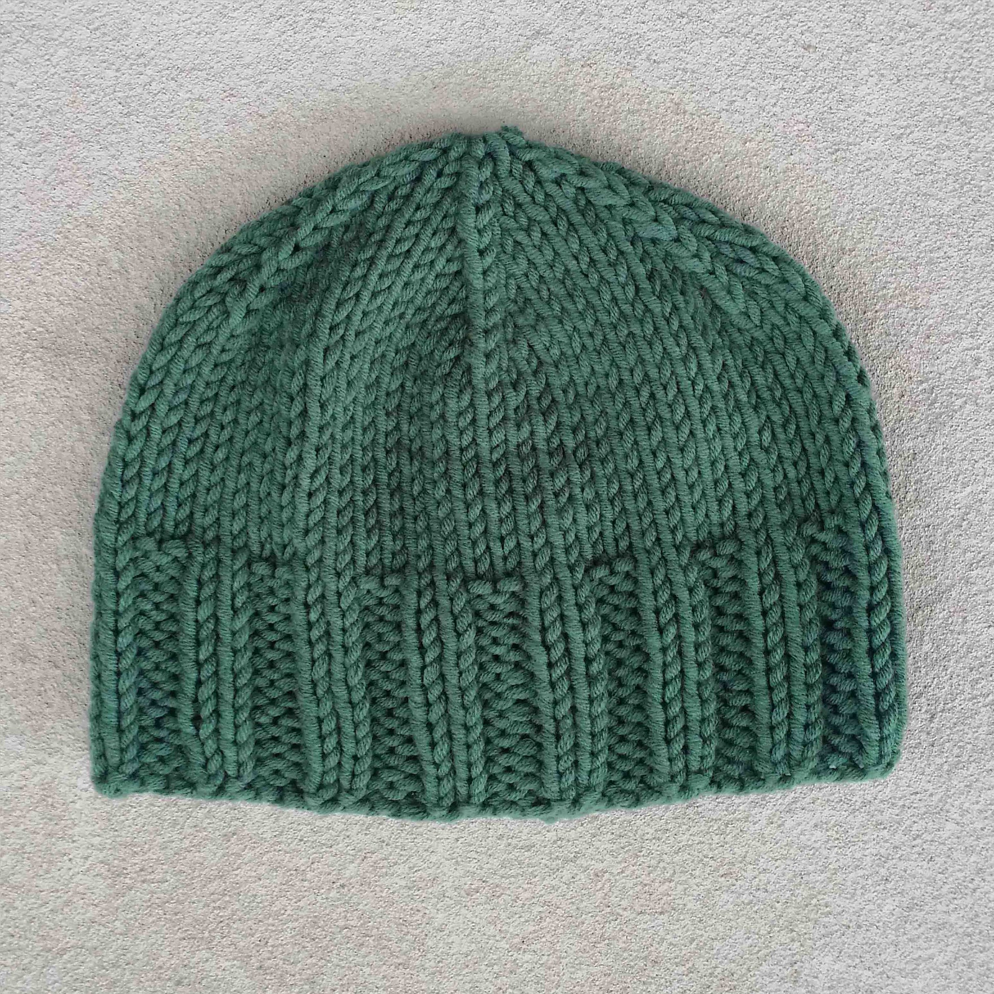 berretto basic - schema maglia