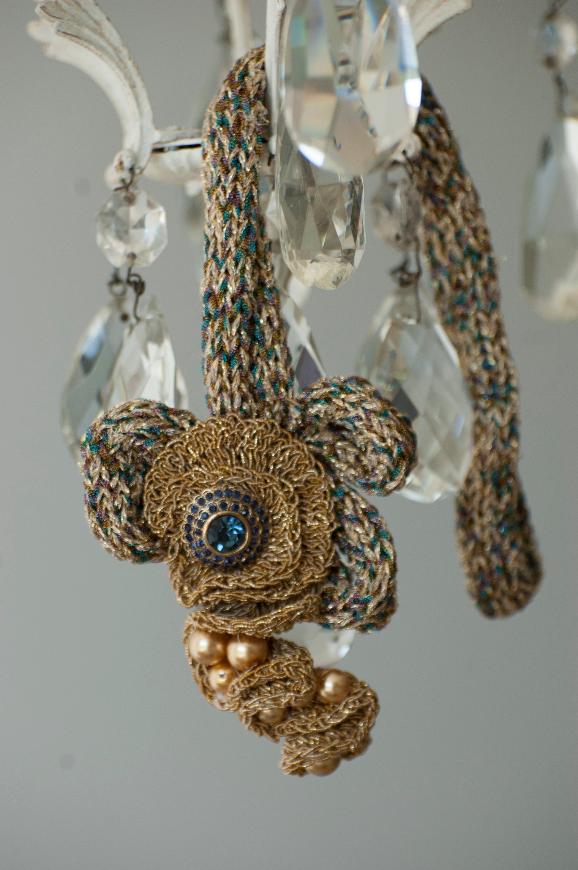Collana riflessi d'oro - schema uncinetto