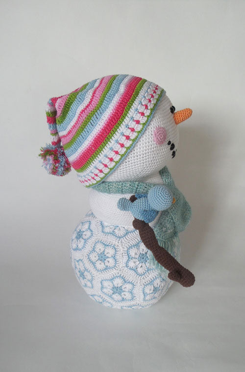 Mr Frosty il pupazzo di neve - schema uncinetto