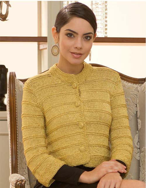 giacchina oro - schema maglia