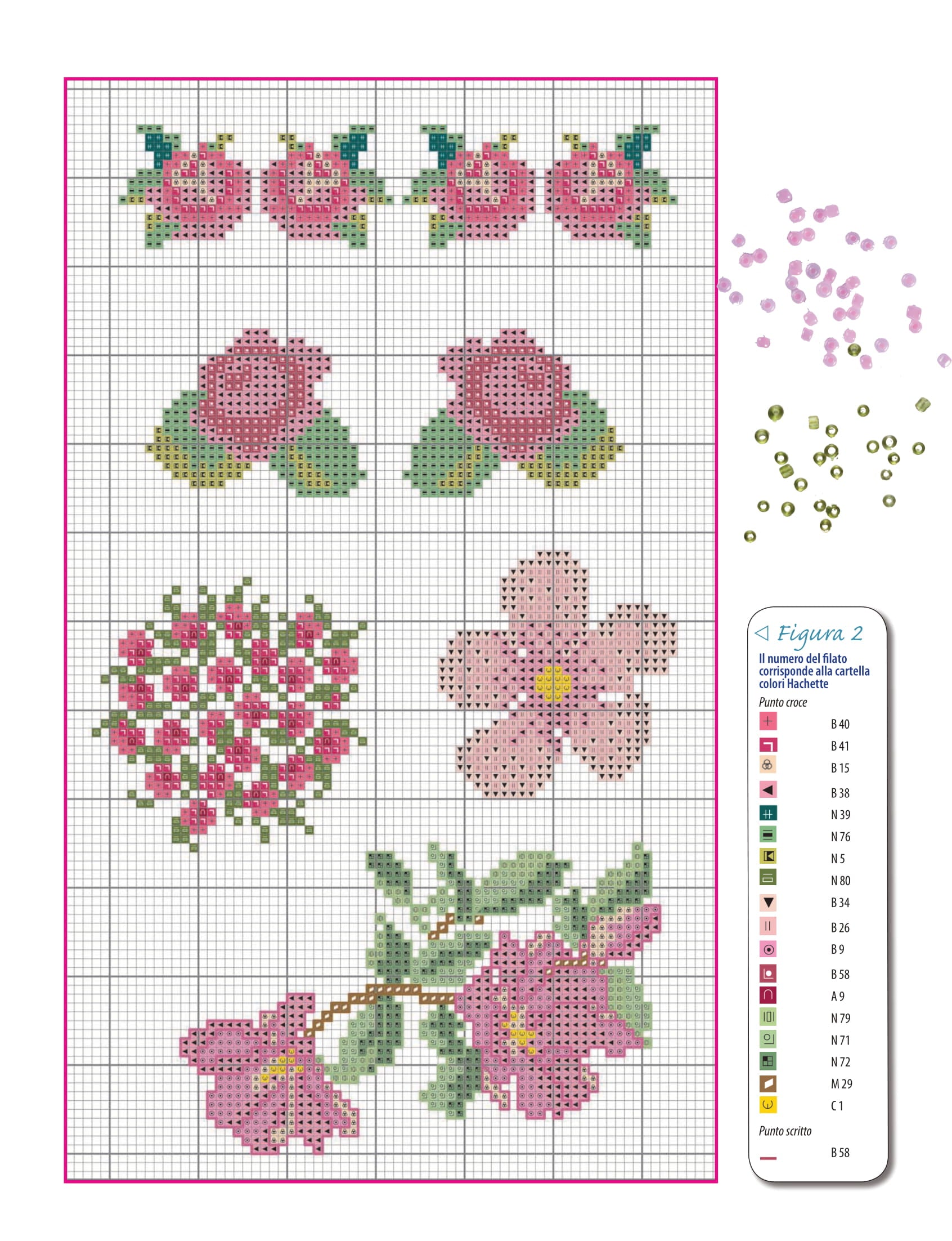 motivi fiori 2 - gallery - schema punto croce