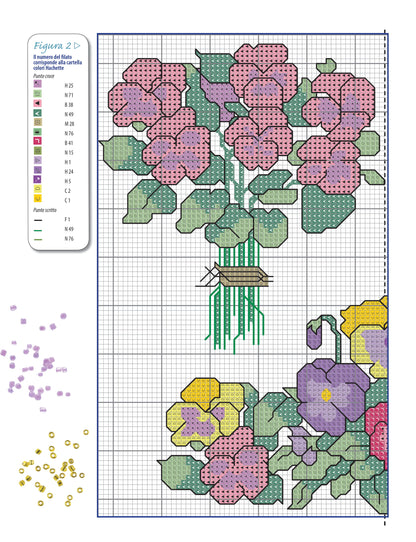 motivi fiori 3 - gallery - schema punto croce