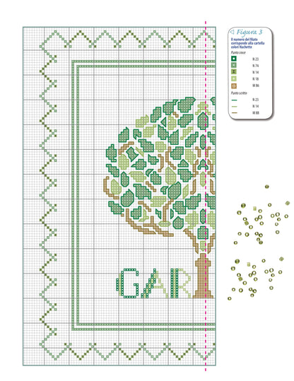 motivi giardino - gallery - schema punto croce