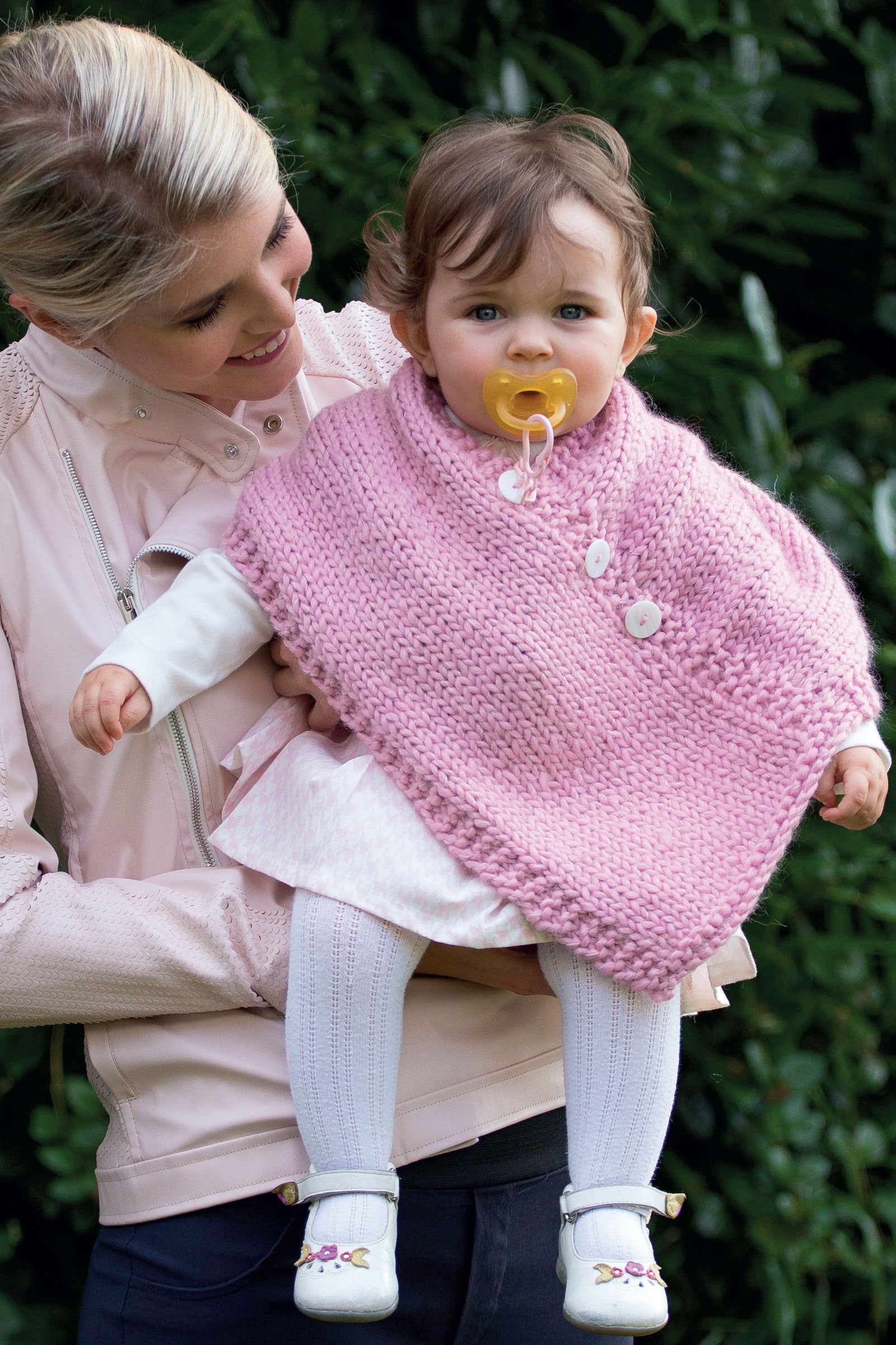 poncho baby - schema maglia