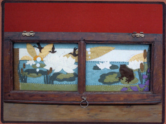 quadro lo stagno - schema cucito creativo