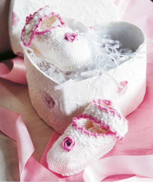 scarpine bianche e rosa - schema maglia