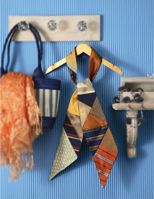 Sciarpa-cravatta - schema cucito creativo