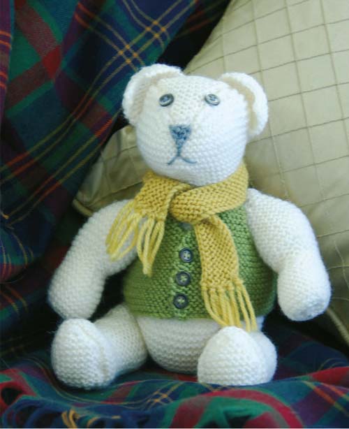 un tenero orsetto - schema maglia